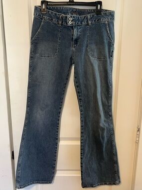 VNTG Y2K Era Silver Brand Jeans Low Rise Bootcut